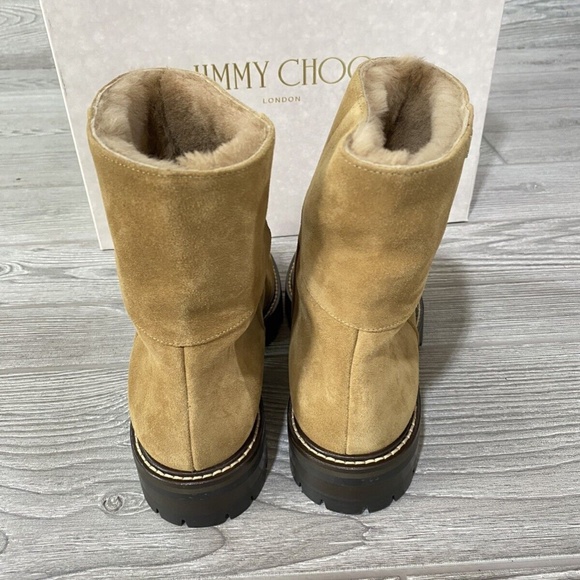 Jimmy Choo Tan Ankle Boots - Picture 5 of 8